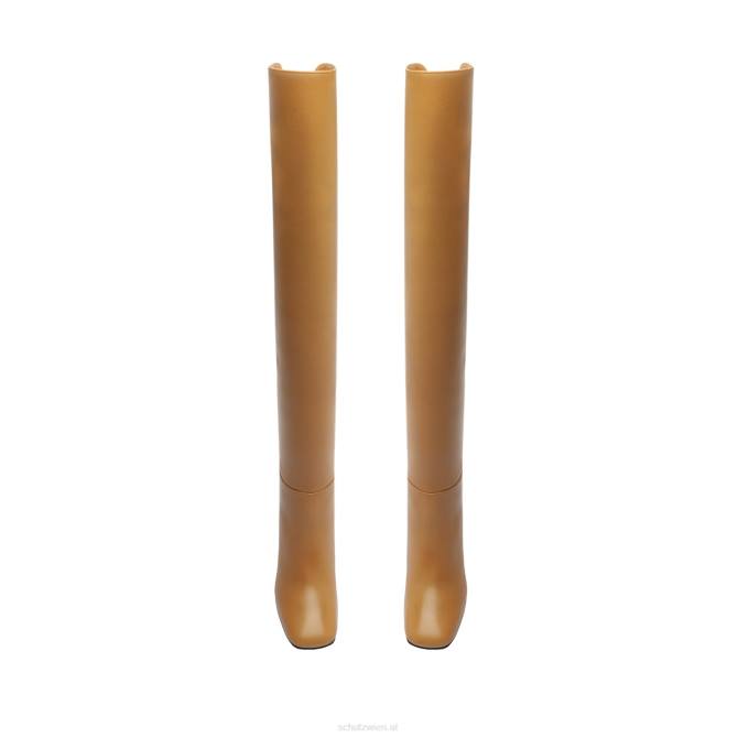 bei Schutz Austin-Lederstiefel Nude-Karamell D60T775