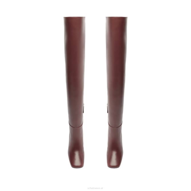 bei Schutz Austin-Lederstiefel Wein Rubin D60T773