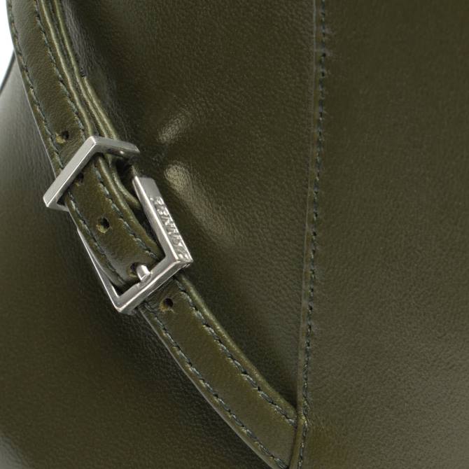 bei Schutz Christine-Stiefelette aus Nappaleder Militärgrün D60T855