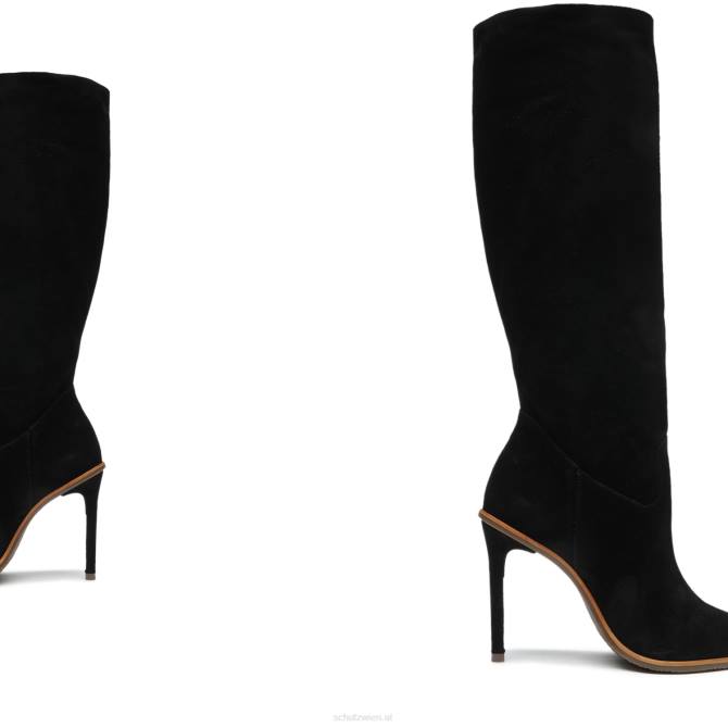 bei Schutz Cristin Wildlederstiefel Schwarz D60T738