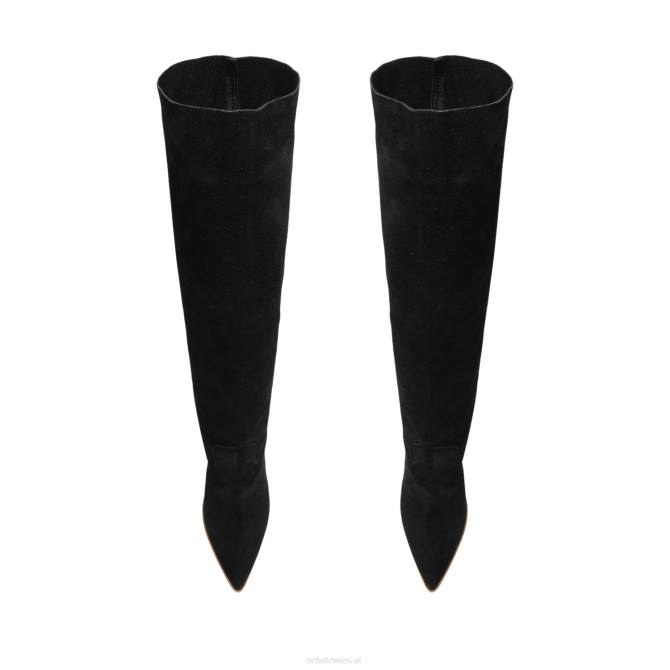 bei Schutz Cristin Wildlederstiefel Schwarz D60T738