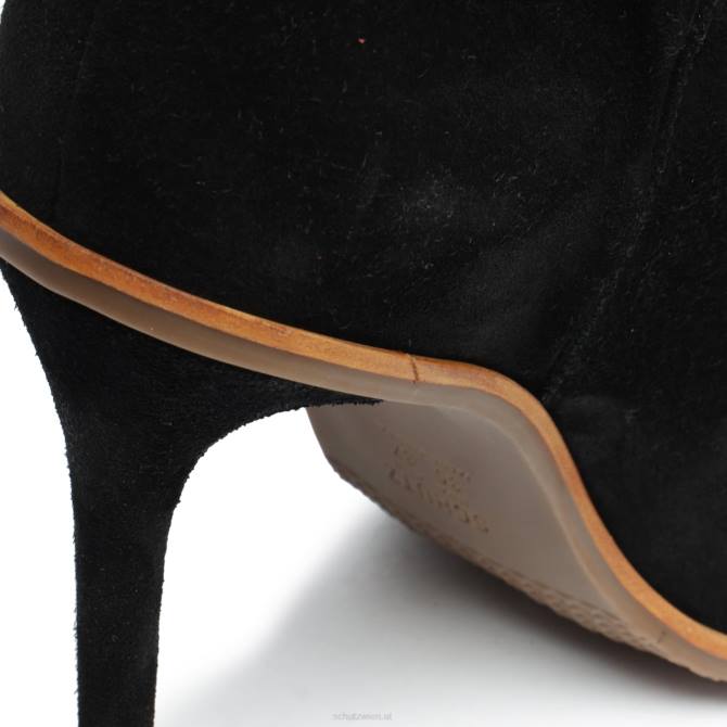 bei Schutz Cristin Wildlederstiefel Schwarz D60T738