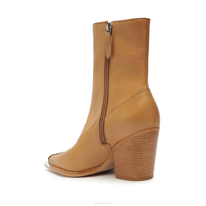 bei Schutz Eastwood Atanado-Lederstiefelette Nude-Karamell D60T840