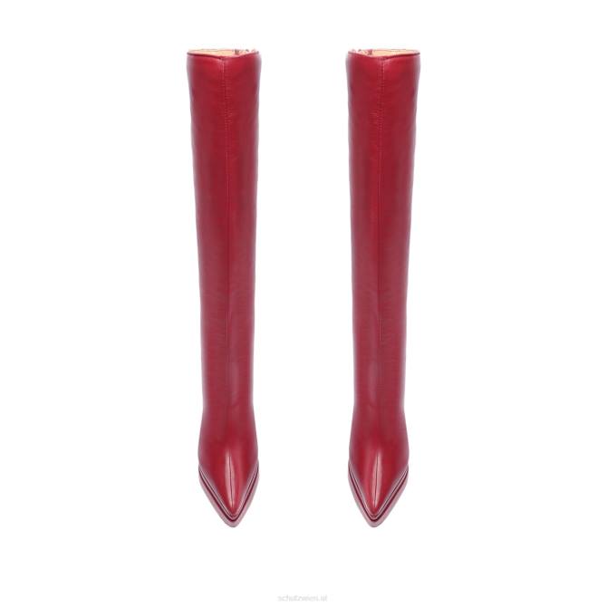 bei Schutz Elysee Up Lederstiefel Granat D60T673