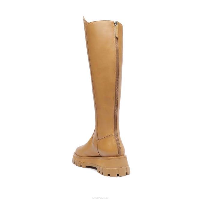 bei Schutz Gardienne-Lederstiefel Nude-Karamell D60T770