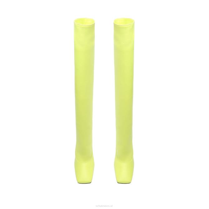 bei Schutz Hadid-Stiefel aus Nappaleder frische Limette D60T781