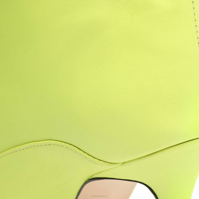 bei Schutz Hadid-Stiefel aus Nappaleder frische Limette D60T781