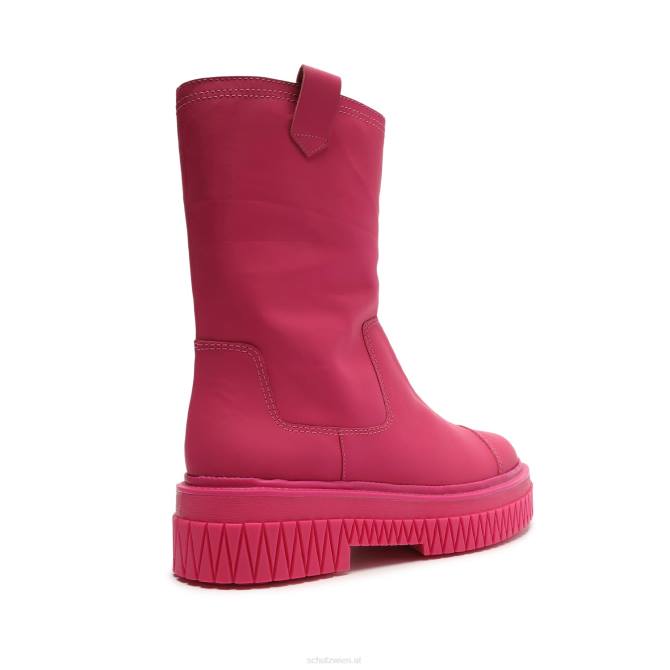 bei Schutz Jacy Lederstiefel heißes Rosa D60T783