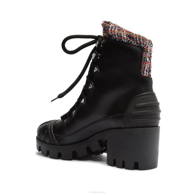 bei Schutz Jan Tweed-Stiefel Schwarz D60T884