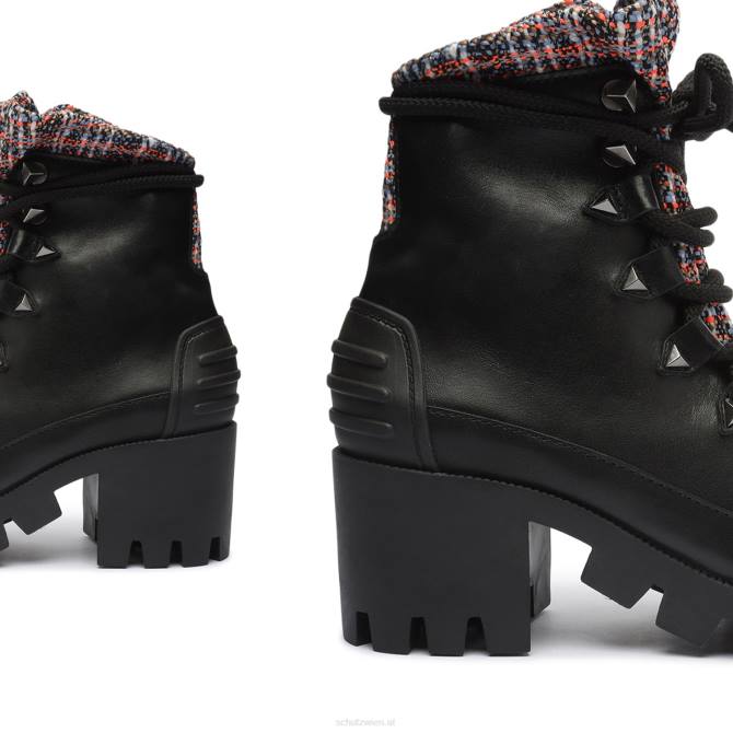 bei Schutz Jan Tweed-Stiefel Schwarz D60T884