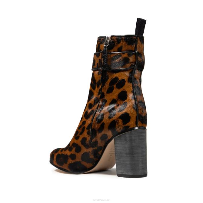 bei Schutz Lässiger Lucienne-Lederstiefel mit Leopardenmuster natürlich D60T187