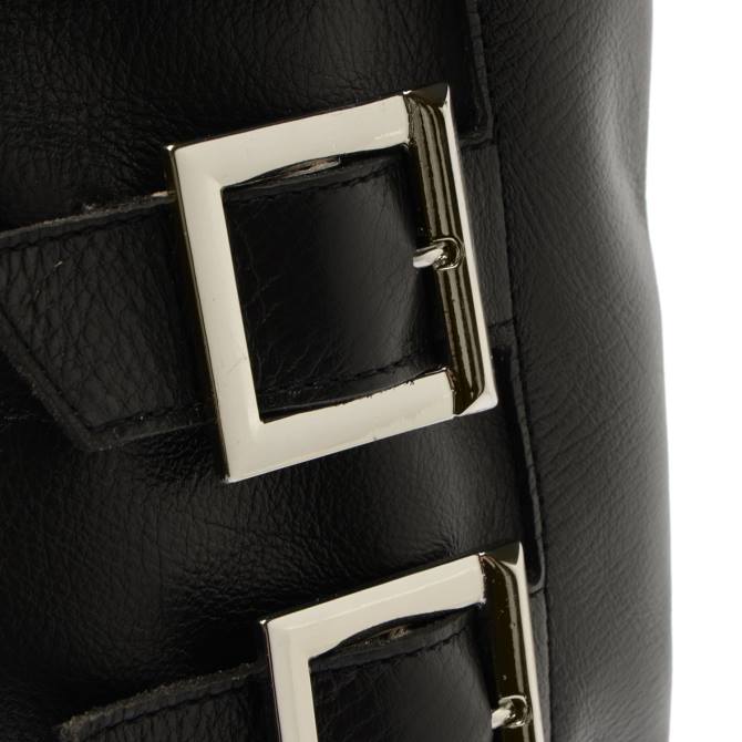 bei Schutz Lucia-Graxo-Lederstiefel mit Schnalle Schwarz D60T791