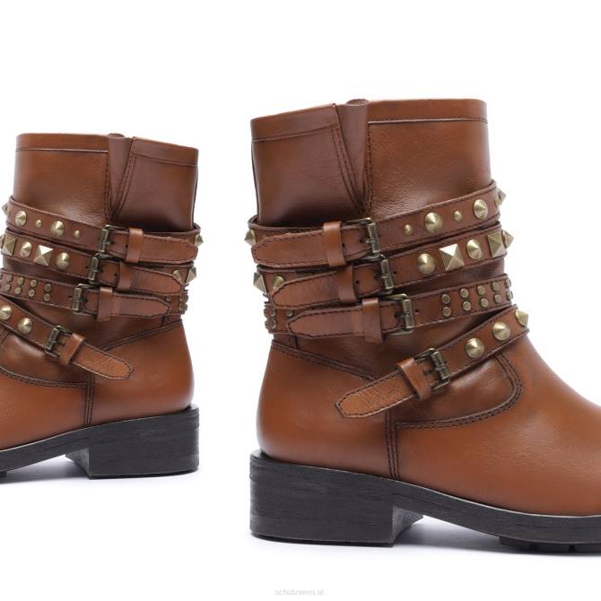 bei Schutz Luizia Graxo Lederstiefelette Honigpfirsich D60T885