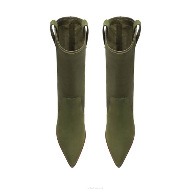 bei Schutz Mackie-Stiefelette aus Nubukleder Militärgrün D60T846