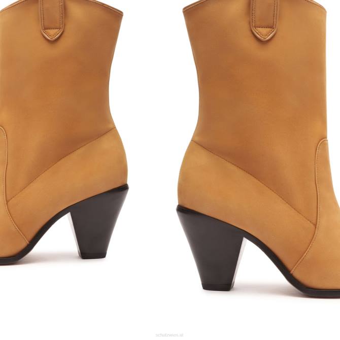 bei Schutz Mackie-Stiefelette aus Nubukleder Nude-Karamell D60T839