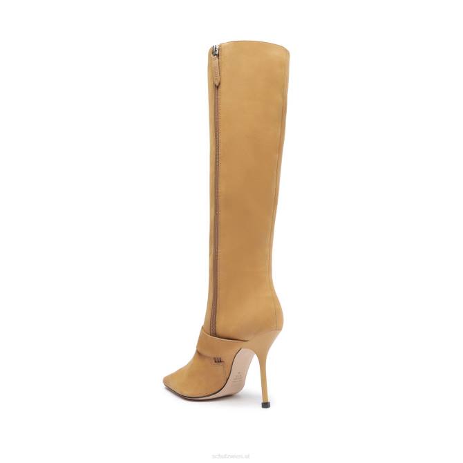 bei Schutz Mantis-Stiefel aus Nubukleder Nude-Karamell D60T758