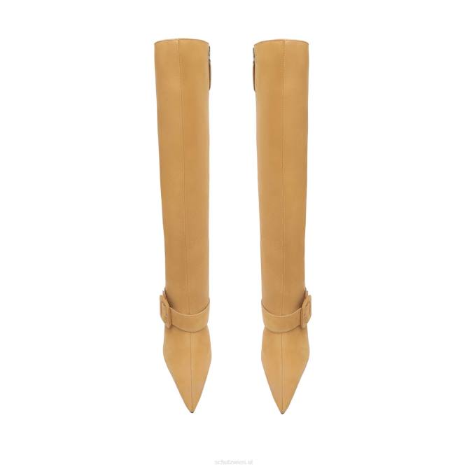 bei Schutz Mantis-Stiefel aus Nubukleder Nude-Karamell D60T758