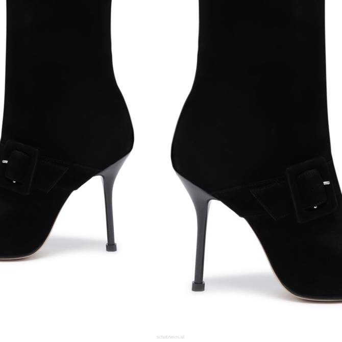 bei Schutz Mantis-Stiefel aus Nubukleder Schwarz D60T751