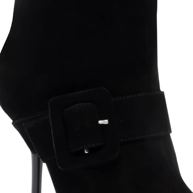 bei Schutz Mantis-Stiefel aus Nubukleder Schwarz D60T751