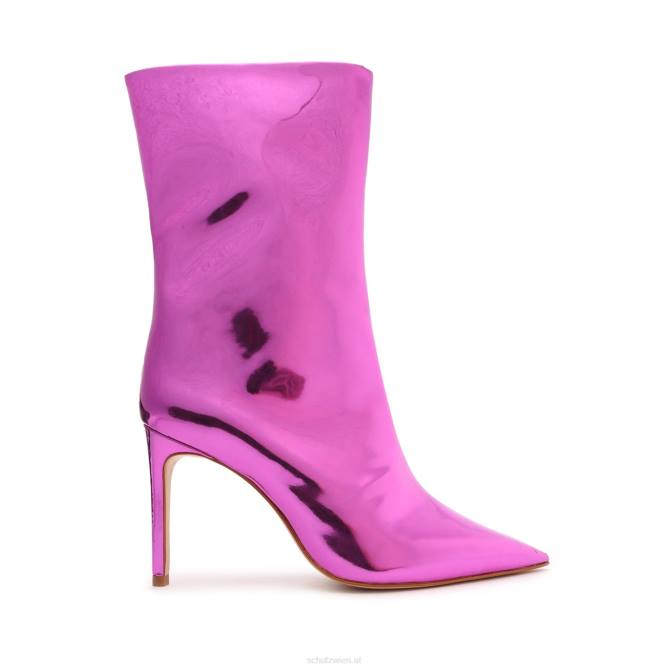 bei Schutz Mary Specchio-Lederstiefelette Fuchsia D60T887