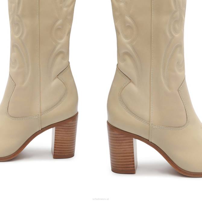 bei Schutz Maryana Block West Boot Eierschale D60T755