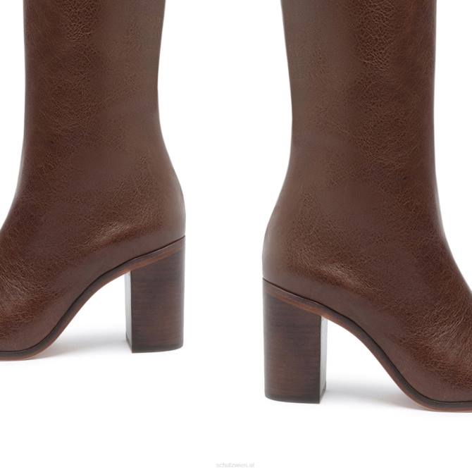 bei Schutz Maryana-Blocklederstiefel braun D60T746