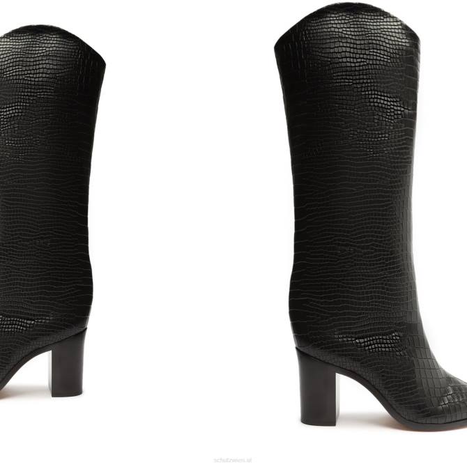 bei Schutz Maryana-Blockstiefel Schwarz D60T725