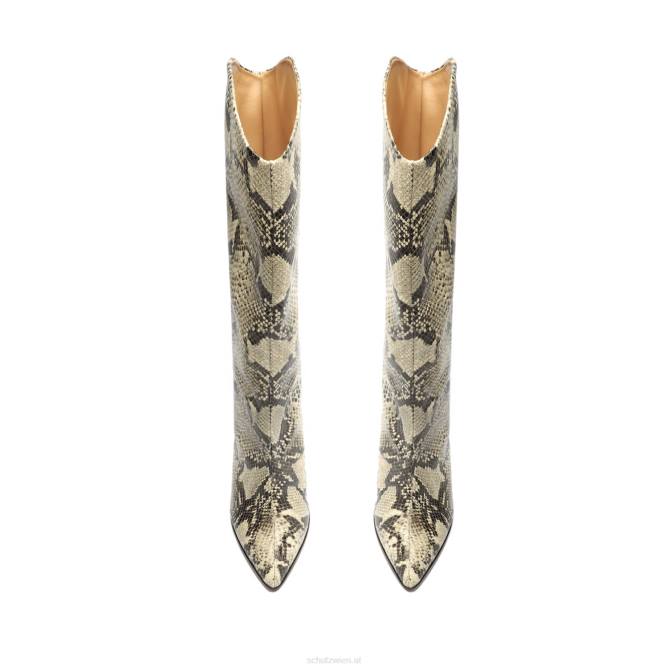 bei Schutz Maryana-Blockstiefel natürliche Schlange D60T724