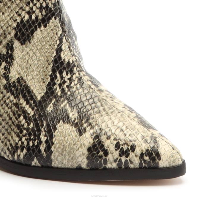 bei Schutz Maryana-Blockstiefel natürliche Schlange D60T724