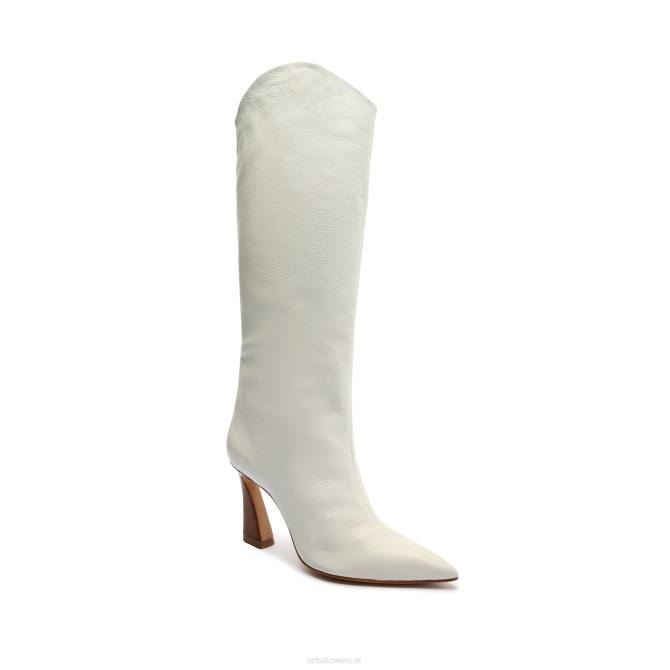 bei Schutz Maryana-Flare-Lederstiefel Perle D60T805