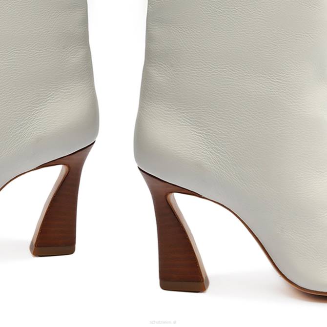 bei Schutz Maryana-Flare-Lederstiefel Perle D60T805