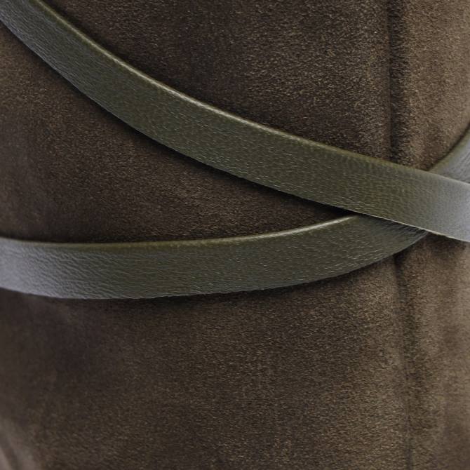 bei Schutz Maryana-Spitzenstiefel aus Rindswildleder Militärgrün D60T816