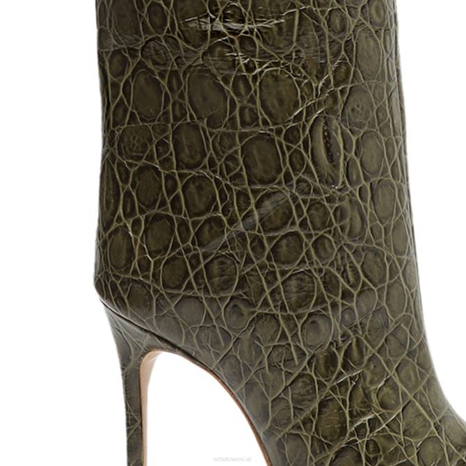 bei Schutz Maryana Welt-Wildlederstiefel Militärgrün D60T776