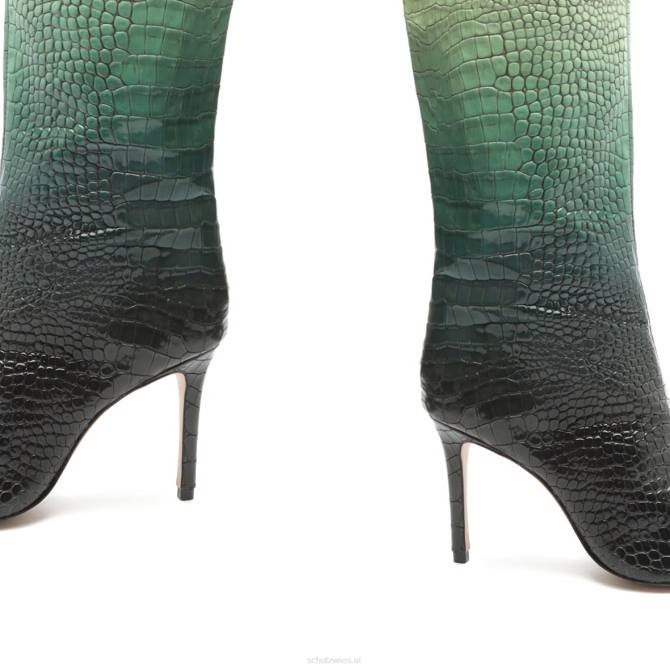 bei Schutz Maryana lässiger Lederstiefel Militärgrün D60T762