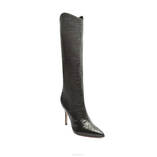 bei Schutz Maryana lässiger Lederstiefel Schwarz D60T820