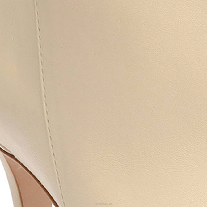 bei Schutz Mikki Lederstiefelette Eierschale D60T832