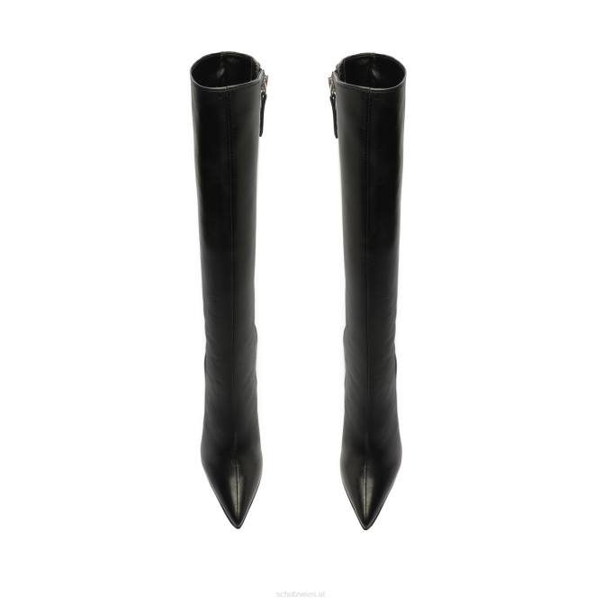 bei Schutz Mikki Up Block-Lederstiefel Schwarz D60T734