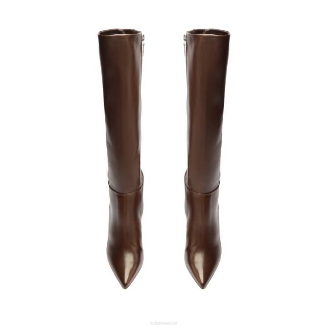 bei Schutz Mikki Up Lederstiefel dunkle Schokolade D60T737
