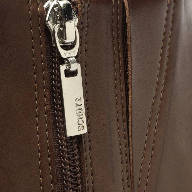 bei Schutz Mikki Up Lederstiefel dunkle Schokolade D60T737