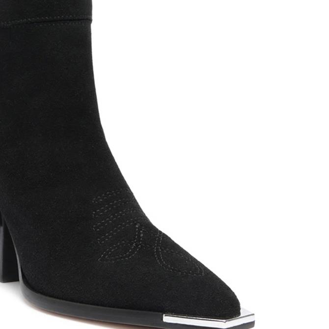 bei Schutz Rianne Wildlederstiefel Schwarz D60T756