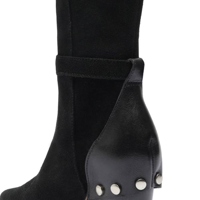 bei Schutz Rianne Wildlederstiefel Schwarz D60T756