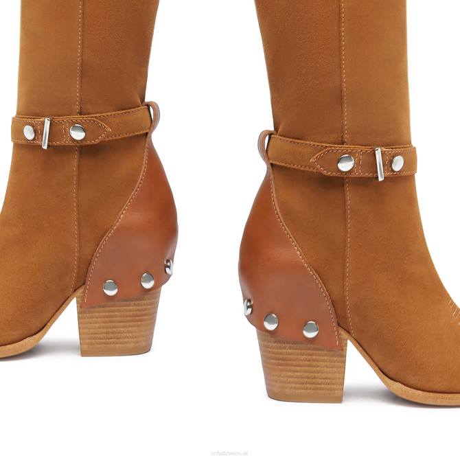 bei Schutz Rianne Wildlederstiefel braun D60T771