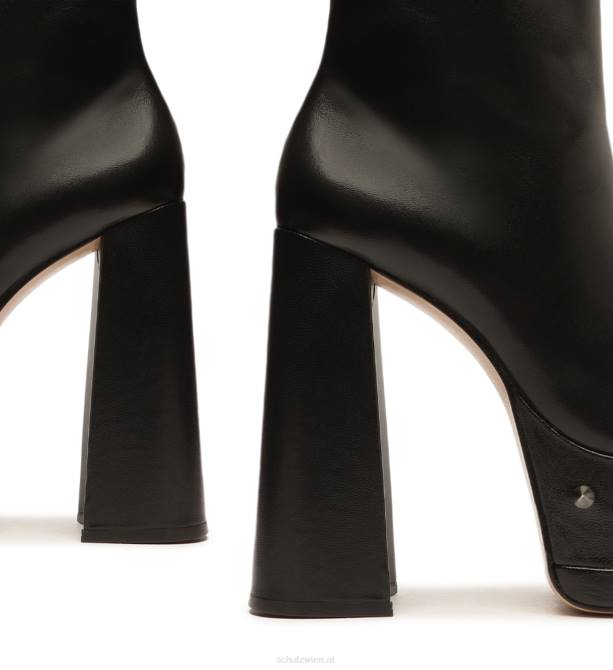 bei Schutz Selene lässige Nieten-Stiefelette Schwarz D60T174