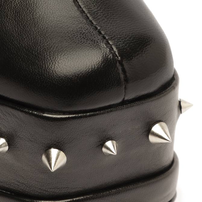 bei Schutz Selene lässige Nieten-Stiefelette Schwarz D60T174