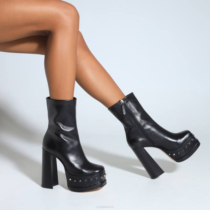 bei Schutz Selene lässige Nieten-Stiefelette Schwarz D60T174