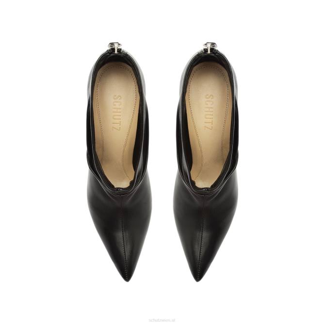 bei Schutz Sidonie-Lederstiefelette Schwarz D60T714