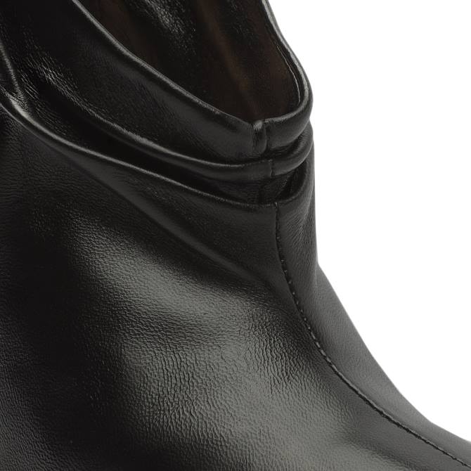 bei Schutz Sidonie-Lederstiefelette Schwarz D60T714