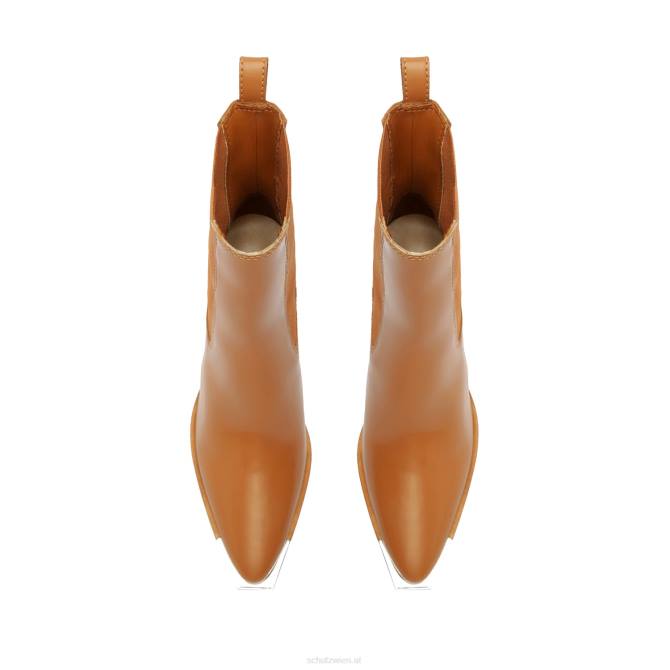 bei Schutz Springsteen-Lederstiefelette Karamell D60T845