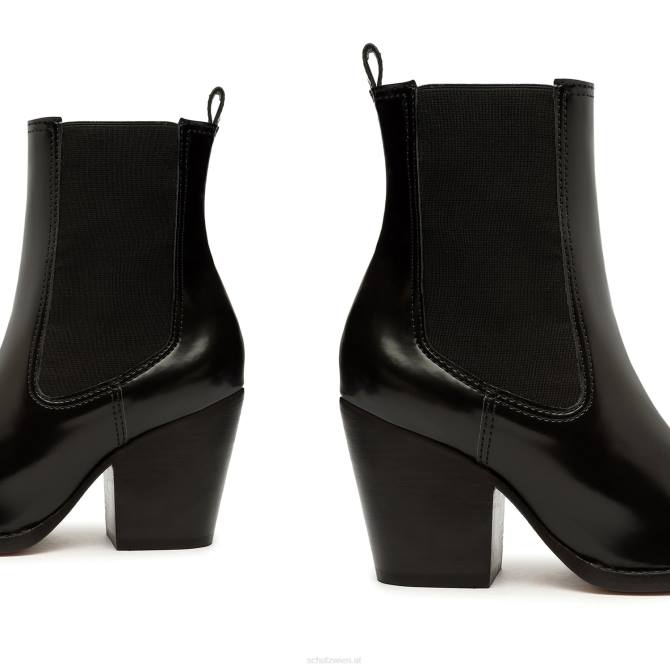 bei Schutz Springsteen-Lederstiefelette Schwarz D60T853