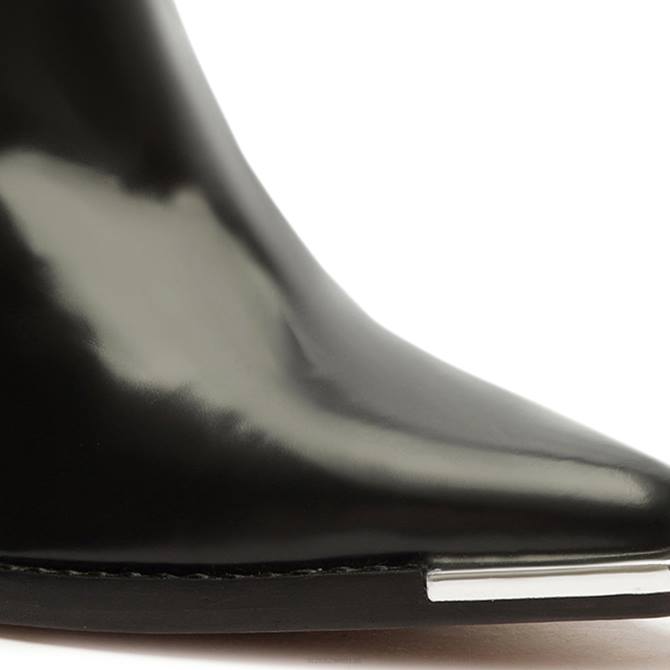 bei Schutz Springsteen-Lederstiefelette Schwarz D60T853